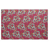 Tissu crotale rouge (Fat Quarter)