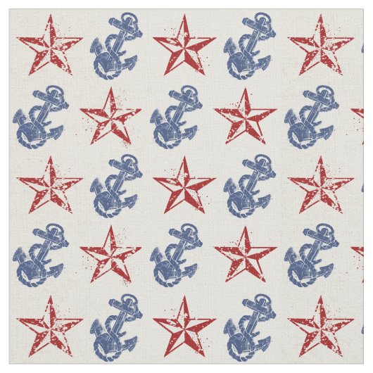 Tissu Cru nautique (Fermer)