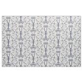 Tissu crustacés de cornwall damassé perle bleue (Fat Quarter)