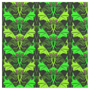 Tissu Cthulhu à ailes