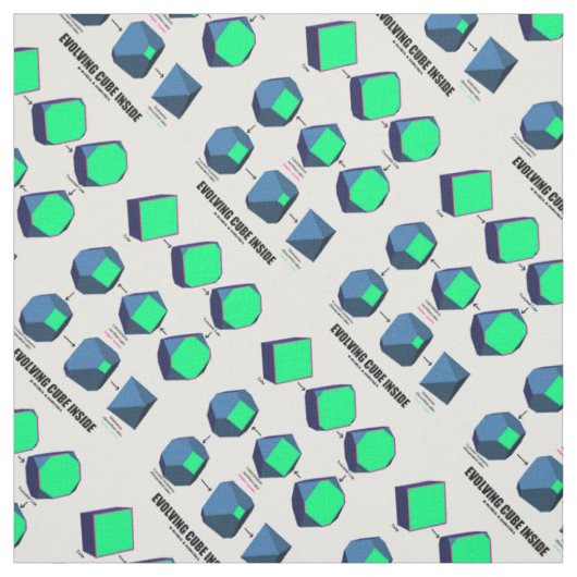 Tissu Cube évolutif à l'intérieur des mathématiques et d (Échantillon)