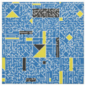 Tissu Cubism Maze (Échantillon)