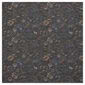 Tissu Cuir à outils en cuivre noir rustique (Échantillon)