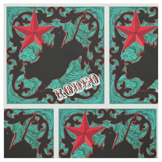 Tissu Cuir occidental de Faux d'équitation de Taureau de (Échantillon)