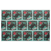 Tissu Cuir occidental de Faux d'équitation de Taureau de (Fat Quarter)