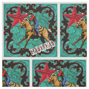 Tissu Cuir Roping de Faux de cowboy occidental de rodéo