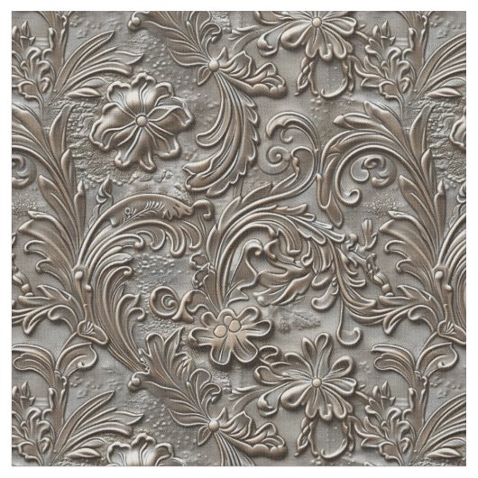 Tissu Cuir travaillé taupe rustique (Fermer)