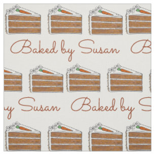 Tissu Cuisiné Par Cuisson À Tranches De Gâteau À Carotte