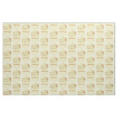 Tissu Cuisine Sud Banana Pudding Dessert (Fat Quarter)