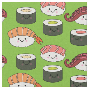 Tissu Cuisine sushi enfants Kawaii Cartoon