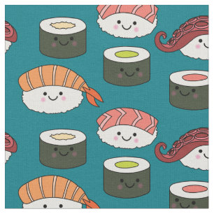Tissu Cuisine sushi enfants Kawaii Cartoon
