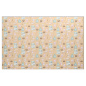 Tissu Cuisson aquarelle à l'orange clair (Fat Quarter)