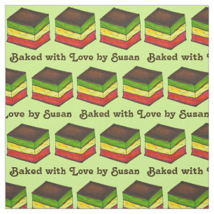 Tissu Cuit avec amour drapeau italien sept couches Cooki