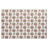 Tissu cupcake de noël de la licorne (Fat Quarter)