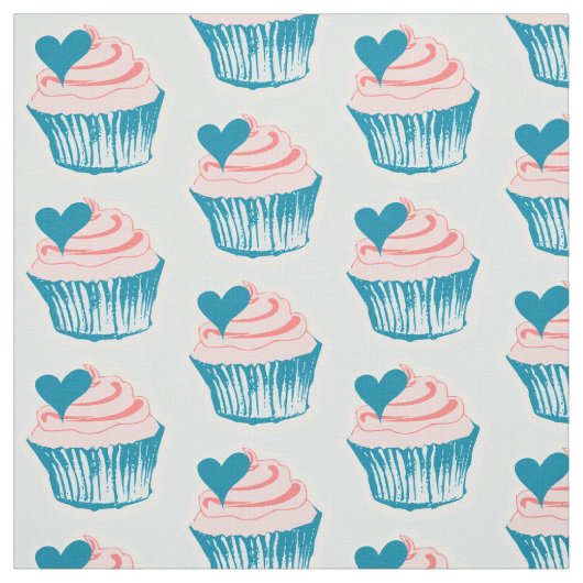 Tissu Cupcake Love (Échantillon)