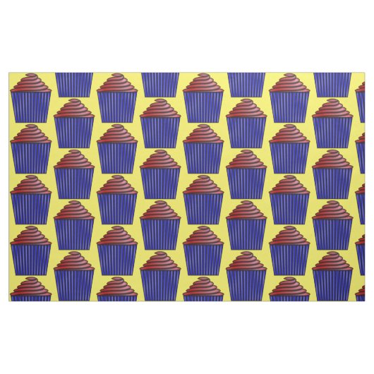 Tissu Cupcake par Kenneth Yoncich (Fat Quarter)