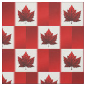 Tissu customisé par tissu de drapeau du Canada de (Échantillon)