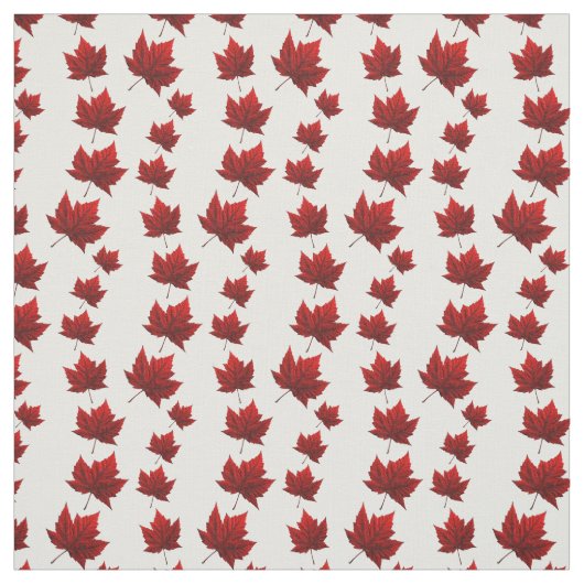 Tissu customisé par tissu de drapeau du Canada de (Échantillon)