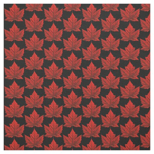 Tissu customisé par tissu de drapeau du Canada de (Échantillon)