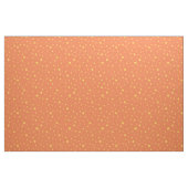 Tissu Customisez vos pois d'or en orange (Fat Quarter)