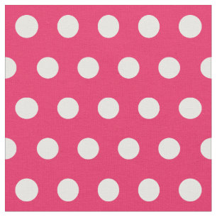 Tissu Customisez vos propres pois motifs en rose
