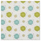 Tissu Cute atomique Motif moderne du milieu du siècle (Échantillon)