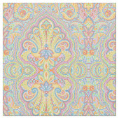 Tissu Cute bleue Orange rose violet blanc de marguerite (Fermer)