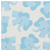 Tissu Cute Blue Elephant Nursery Fabric (Fermer)