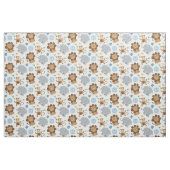 Tissu Cute Blue Jungle Animaux Baby Boy Custom Monogramm (Yard)