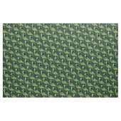 Tissu Cute Boston Terrier sur des cubes verts (Yard)