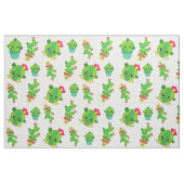 Tissu Cute Cactus, Green Cactus, Motif Cactus (Fat Quarter)
