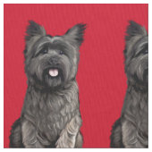 Tissu Cute Cairn Terrier Fabric (fermé)