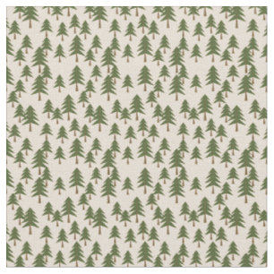 Tissu Cute camper Cabine arbre matériel motif