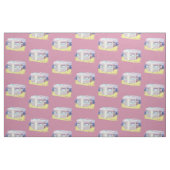 Tissu Cute Camper sur la plage (Fat Quarter)