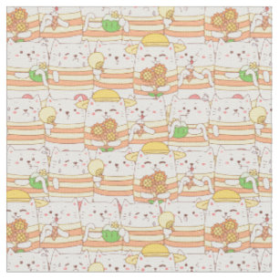 Tissu Cute Cats Fabric