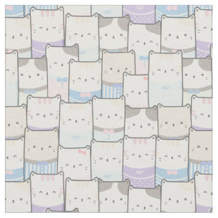 Tissu Cute Cats Fabric