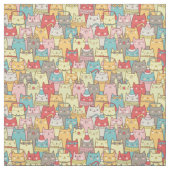 Tissu Cute chats de Noël (Échantillon)