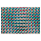 Tissu Cute Cherry Butterfly Pattern, Glossy Kawaii Fruit (Fat Quarter)