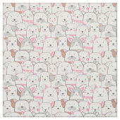 Tissu Cute Chiens Fabric (Échantillon)