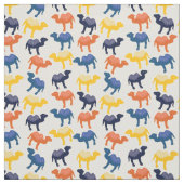 Tissu Cute Colorful Cartoon Camels (Échantillon)