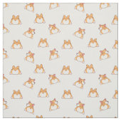 Tissu Cute Corgi Motif (Échantillon)