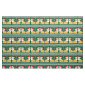 Tissu Cute Corgi Noël Père Noël (Fat Quarter)