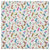 Tissu Cute Cowgirl Boot Fabric (Échantillon)