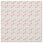 Tissu Cute Cupcake Motif Fabric (Échantillon)
