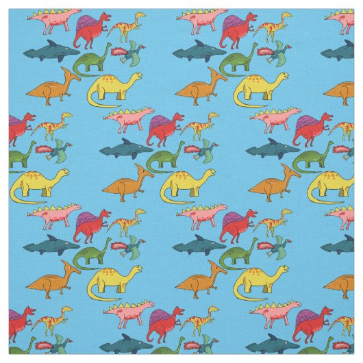 Tissu Cute Dinosaur Collection Thunder_Cove (Échantillon)