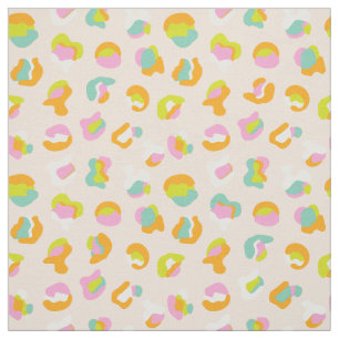 Tissu Cute Empreinte de léopard Cheetah Spots Motif ros