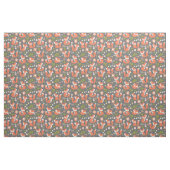 Tissu Cute Fox et Rustic Floral Fabric (Yard)