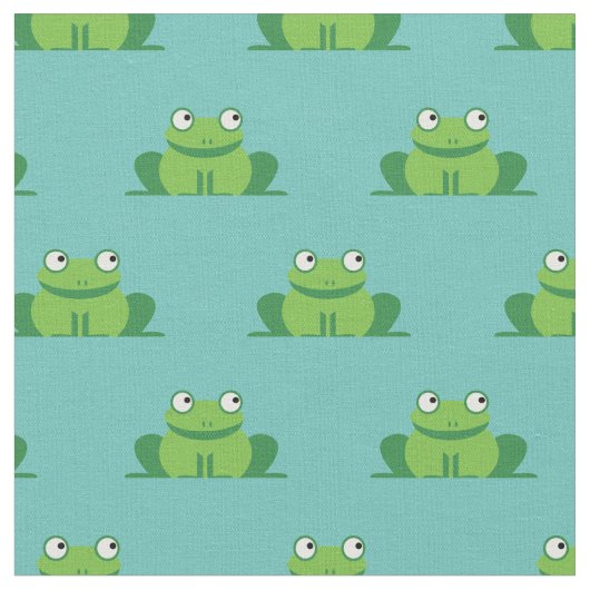 Tissu Cute Frogs Enfants Baby Nursery (Fermer)