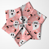 Tissu Cute Ghosts & Candy Corn Halloween