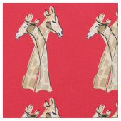 Tissu Cute Giraffe Couple Thunder_Cove (Fermer)